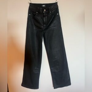 PAIGE Women's Flare Black Jeans